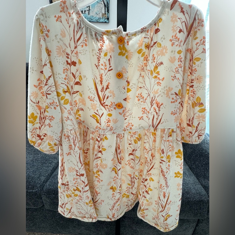 EUC 3-4T Little Moony Custom-Made Twirl Dress in Light Palette (Pink, Gold, etc) - Picture 6 of 8